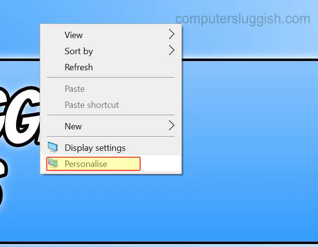 Как изменить фоновый рисунок обоев рабочего стола Windows 10