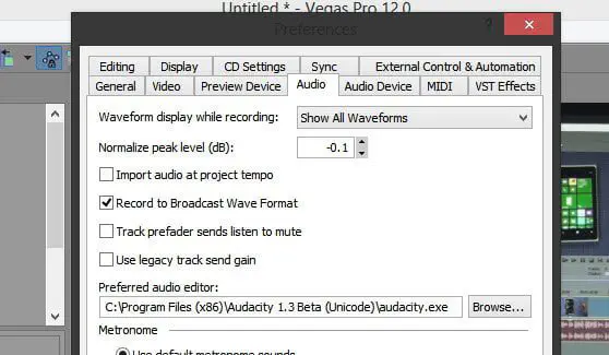 Как удалить шум из видео с помощью Sony Vegas Pro Audacity