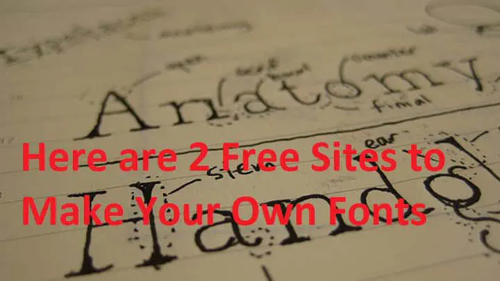 Вот 2 бесплатных сайта для создания собственных шрифтов