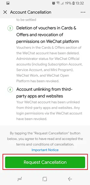 Как отвязать номер телефона от WeChat