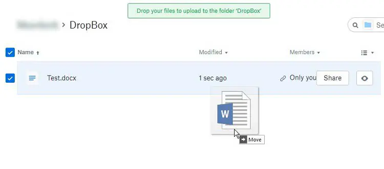 Как обновить файл Dropbox без разрыва связи