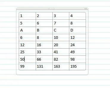Как суммировать столбец в OneNote подобно Office Excel