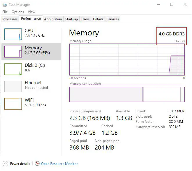 Как узнать, сколько оперативной памяти установлено на компьютере под управлением Windows?