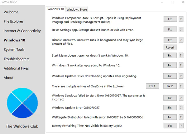Мгновенное устранение проблем Windows 10 с помощью FixWin