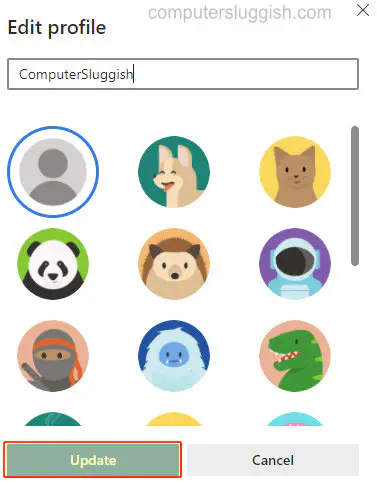 Как изменить картинку профиля Microsoft Edge в Windows 10