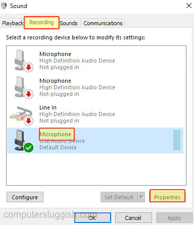 Как изменить формат микрофона по умолчанию в Windows 10