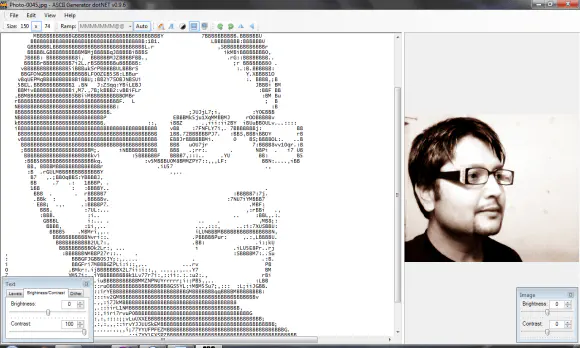 Преобразование изображений в ASCII-искусство на рабочем столе