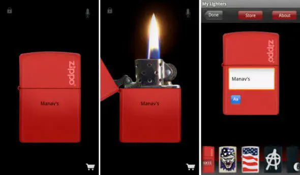 Приложение Virtual Zippo Lighter для Android [Бесплатно]