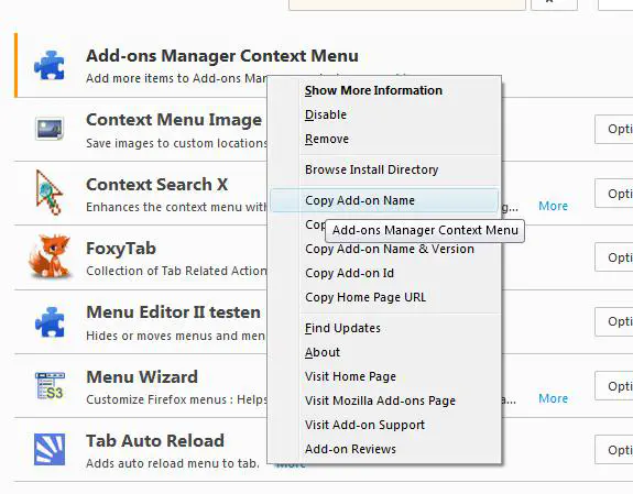 Как настроить контекстное меню Firefox с помощью расширений