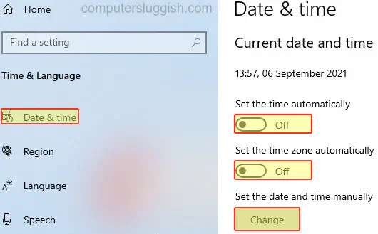 Как вручную изменить дату в Windows 10