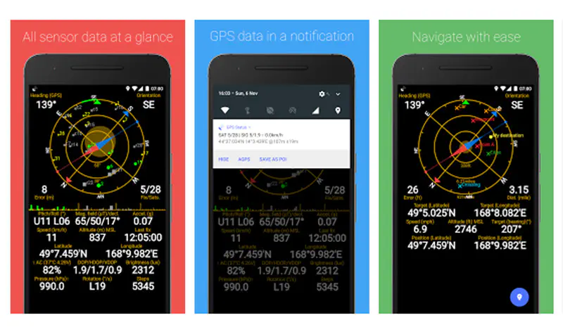 Как найти свои GPS-координаты на устройстве Android