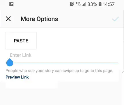 Как добавить Swipe Up в свою историю Instagram