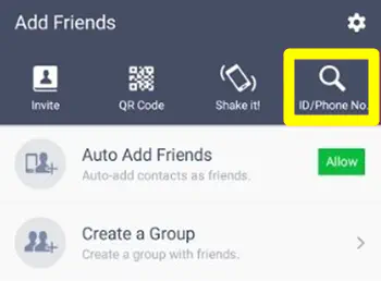 Как найти ID друзей в приложении Line Chat