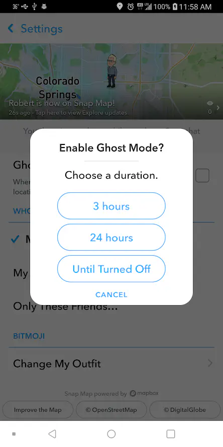 Как подделать или изменить свое местоположение в Snapchat