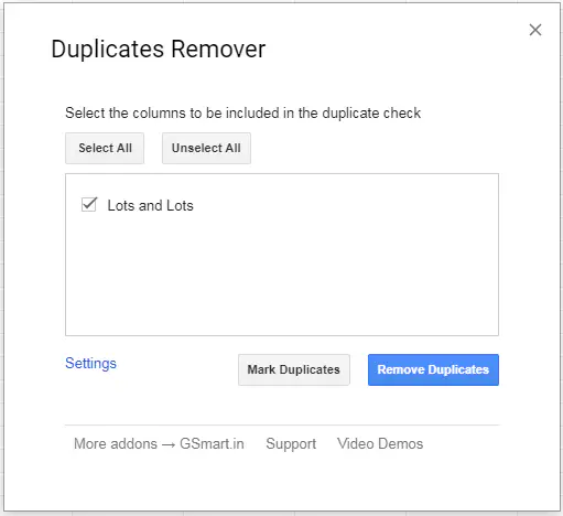 Как удалить дубликаты в Google Sheets