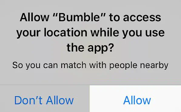 Обновляет ли Bumble автоматически ваше местоположение?