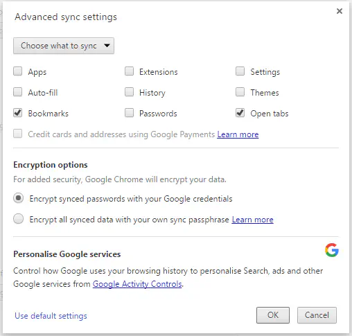 Как синхронизировать закладки Google Chrome с телефоном или планшетом