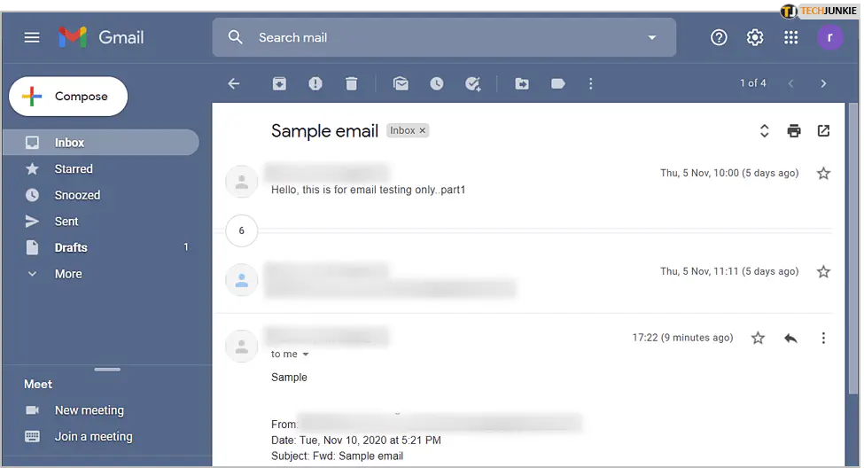 Как изменить тему сообщения в ответе в Gmail