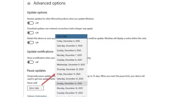 Как исправить код ошибки обновления Windows 0x80240fff в Windows 10