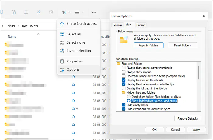 Как найти самые большие файлы в Windows 11/10
