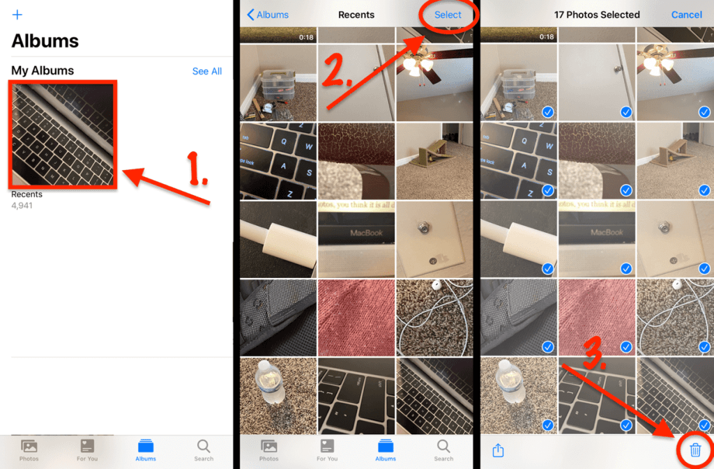 Как удалить все фотографии с iPhone Как удалить все фотографии с iPhone