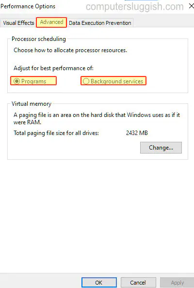 Выберите способ выделения ресурсов процессора в Windows 10