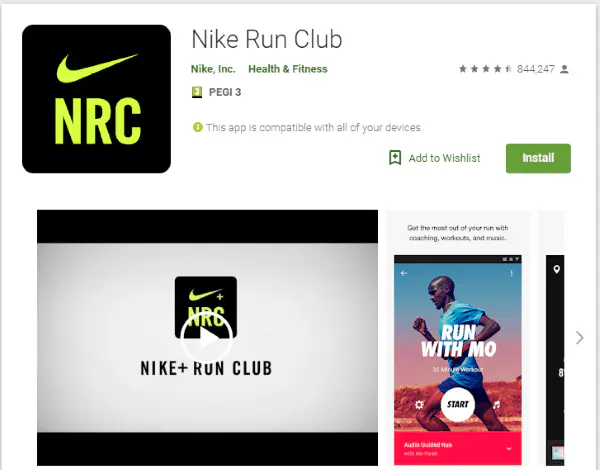 Как использовать Nike Run Club