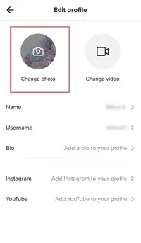 Как изменить картинку профиля TikTok