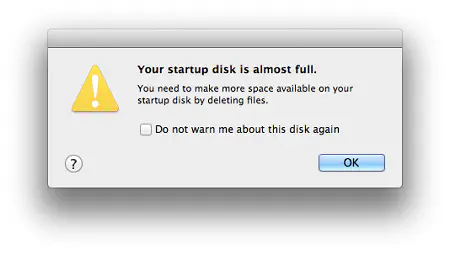 Как освободить место на диске Mac