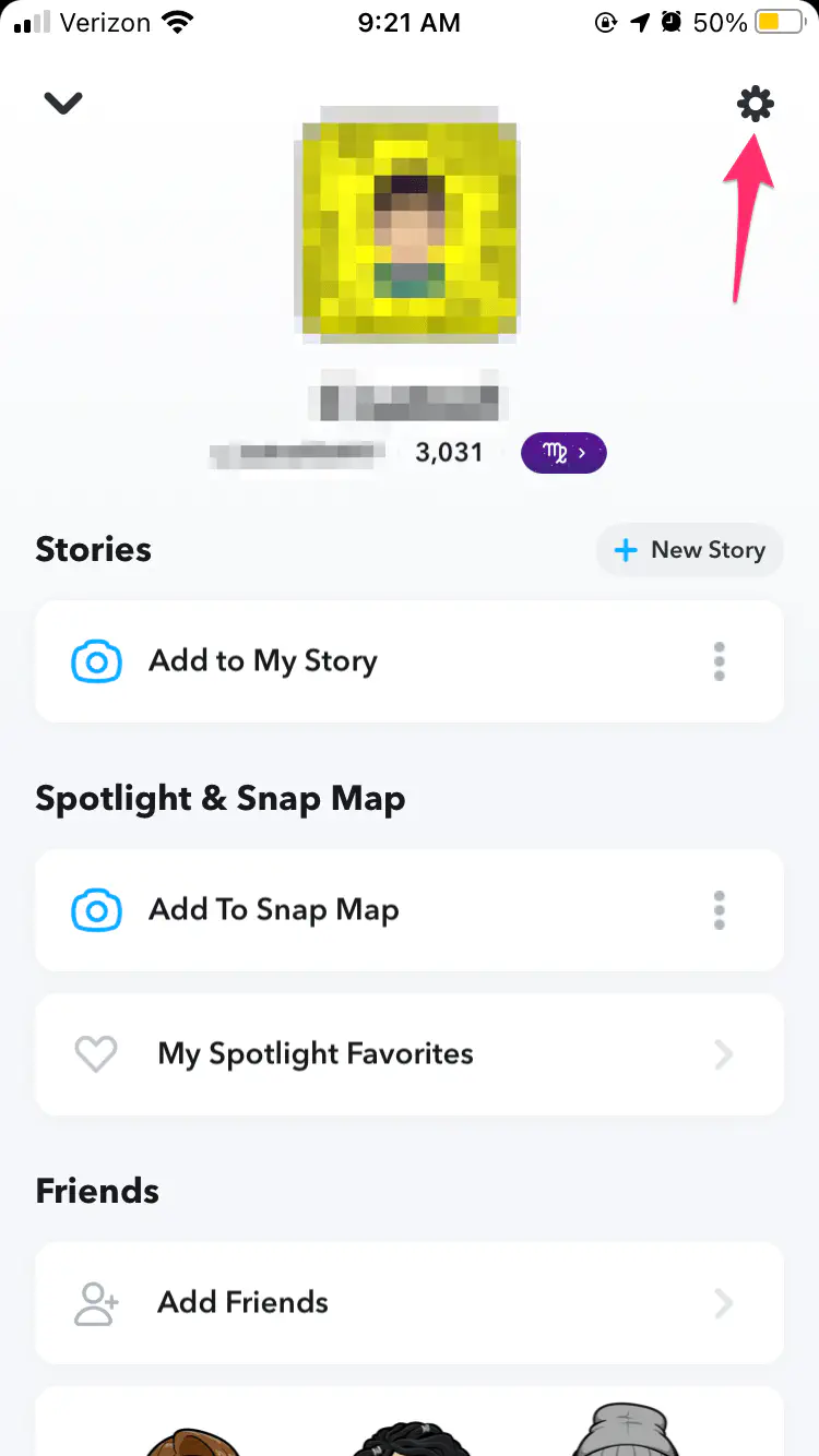 Как изменить камею селфи в Snapchat
