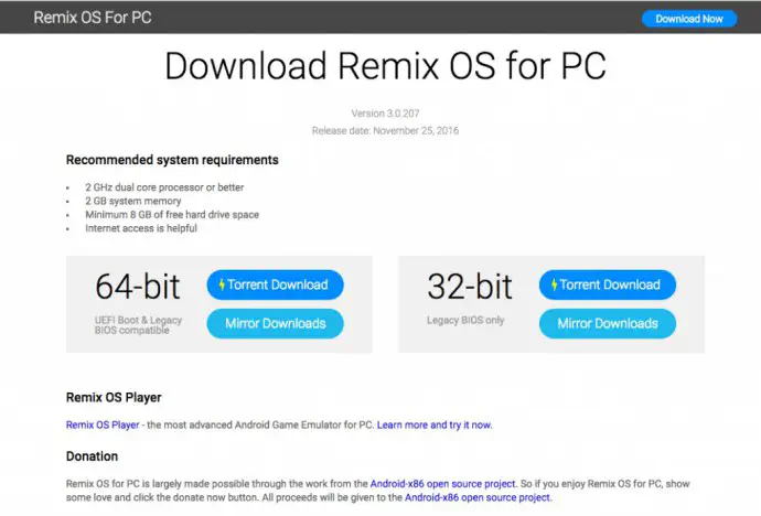 Как установить Remix OS на компьютер