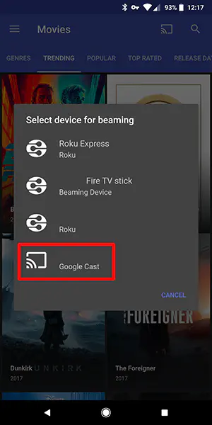 Как использовать Popcorn Time с Chromecast