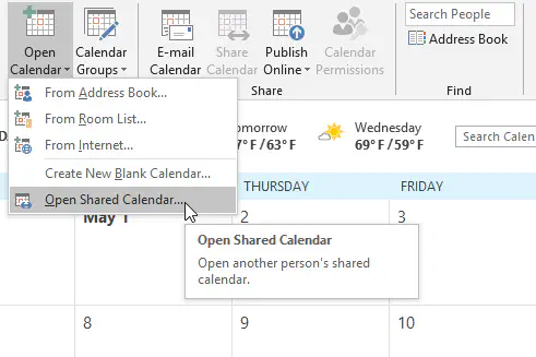 Как посмотреть, кто просматривал ваш календарь в Outlook