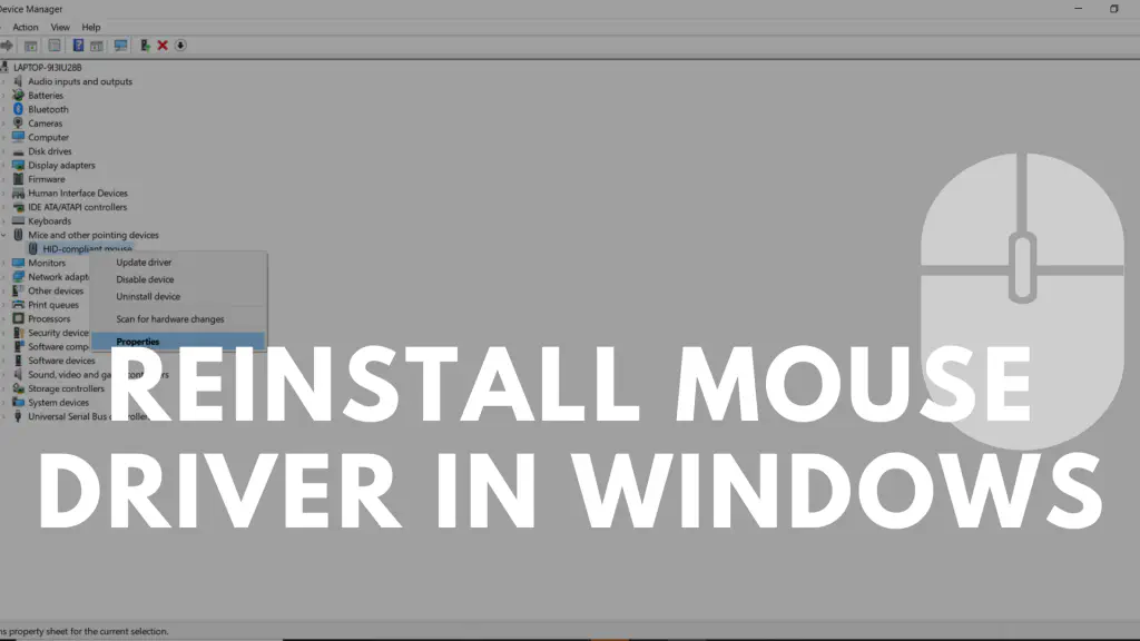 Как переустановить драйвер мыши в Windows 11/10
