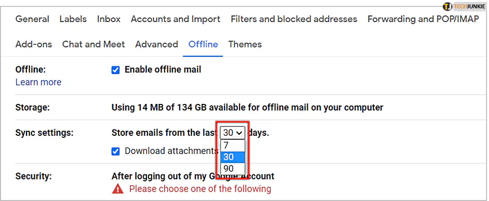 Как использовать Gmail в автономном режиме