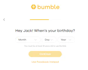 Как изменить свой возраст в Bumble