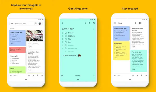 Для чего используется Google Keep?