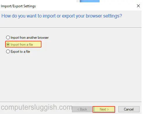 Как экспортировать импорт закладок Internet Explorer