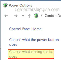 Как остановить выключение ноутбука при закрытии крышки в Windows 10