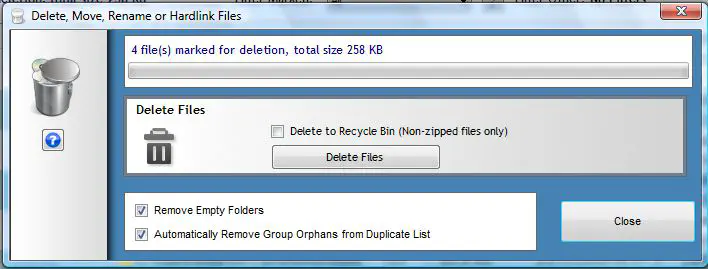 Как удалить дубликаты файлов в Windows