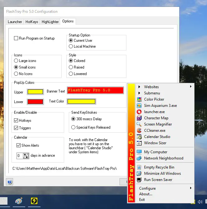 Как добавить новые меню на панель задач Windows 10
