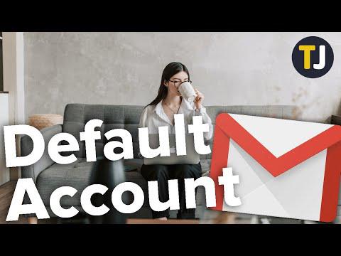 Как изменить учетную запись Gmail по умолчанию