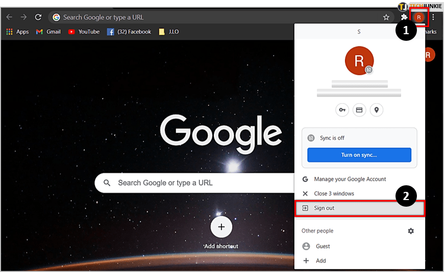 Как изменить учетную запись Gmail по умолчанию