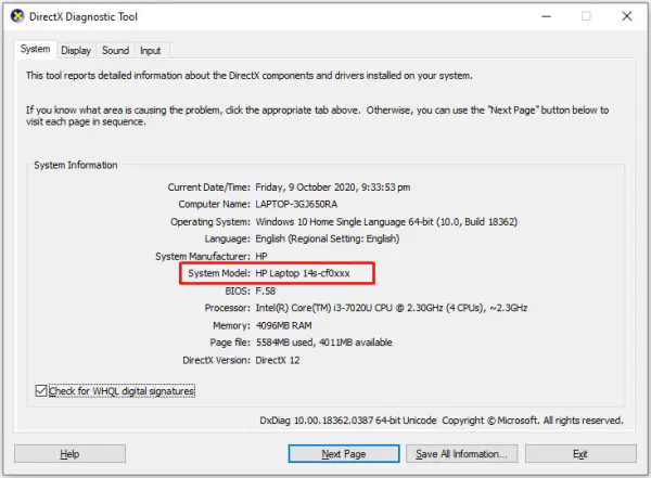 Как найти модель материнской платы в Windows
