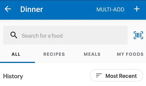 Как сканировать продукты в MyFitnessPal