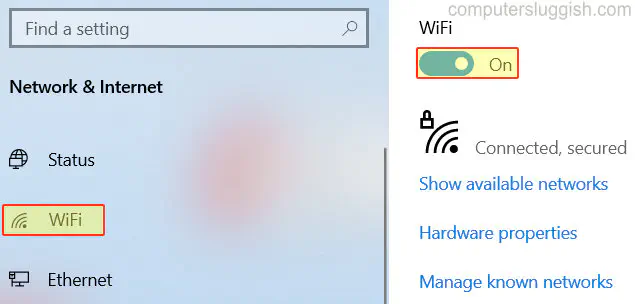 Как включить WiFi в Windows 10