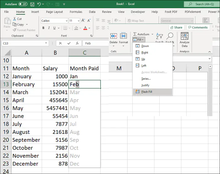 Как автоматически генерировать месяцы в Microsoft Office Excel