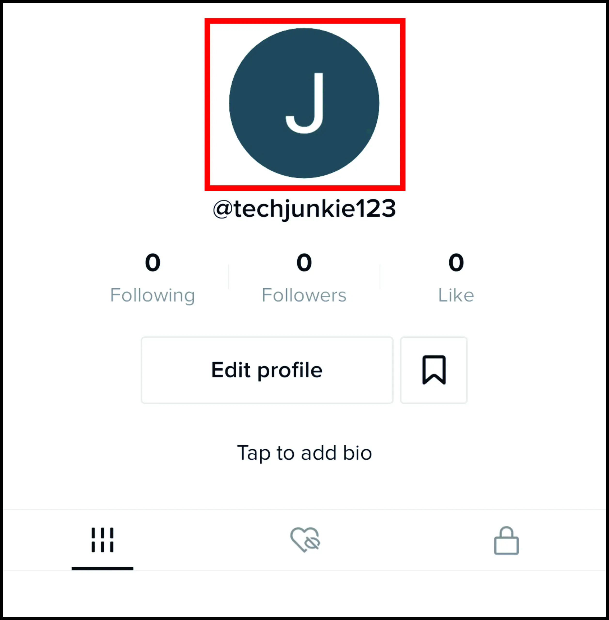 Как изменить фотографию профиля на TikTok