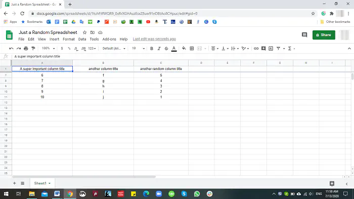 Как разморозить ячейки в Google Sheets Как разморозить ячейки в Google Sheets