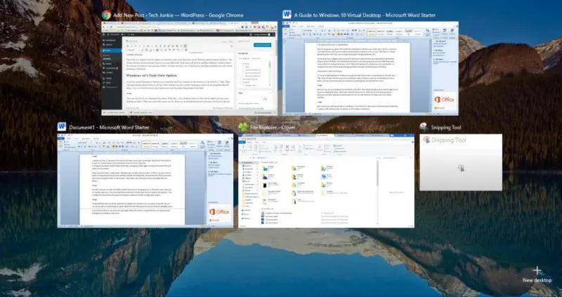 Руководство по виртуальным рабочим столам Windows 10